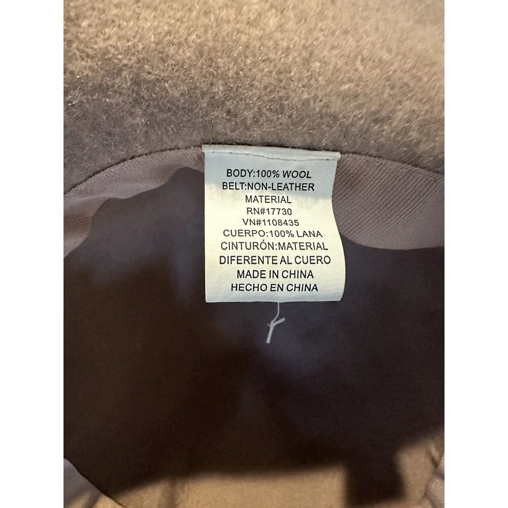 Target Women's Floppy Tan 100% Wool Felt Packable Wide Brim Hat